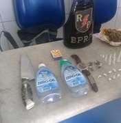 Dupla é presa por tráfico de drogas na Vila Emater