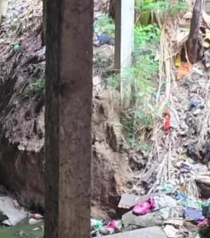Polícia Civil investiga achado de dois cadáveres em córrego na cidade de Palmeira dos Índios