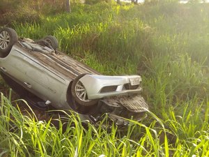 Policial militar sofre acidente de trânsito na rodovia AL 101 Norte