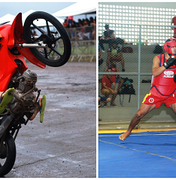 Manobras radicais com moto e kung-fu marcam fim de semana em Penedo