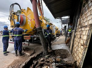 Prefeitura retira quase 400 toneladas de entulhos da rede de drenagem de Maceió