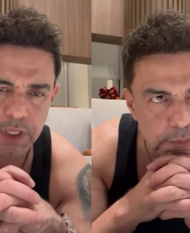 Zezé Di Camargo rompe com SBT após presença de Lula na emissora