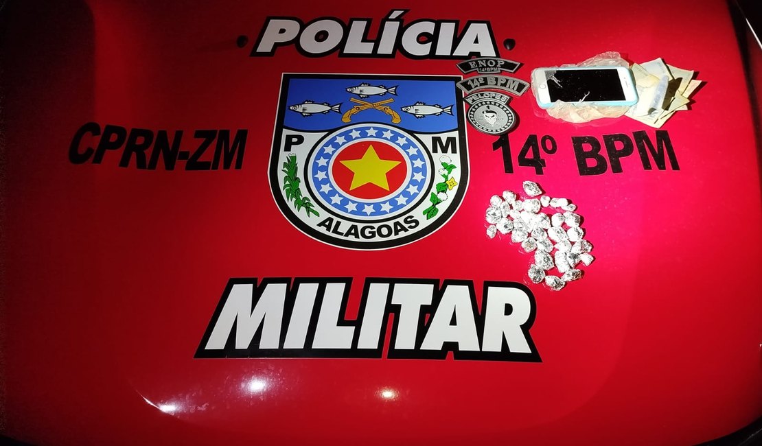 Jovem é preso com drogas enterradas no município de Colônia Leopoldina
