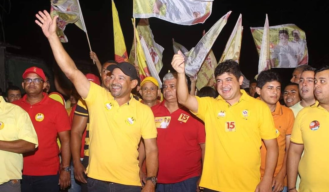David Pedrosa, candidato a prefeito de Porto Calvo, realiza comício no conjunto Jorge Alves Cordeiro