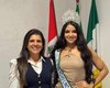 Prefeita Marcela Gomes aclama Anthonelly Virgínia como Miss Novo Lino
