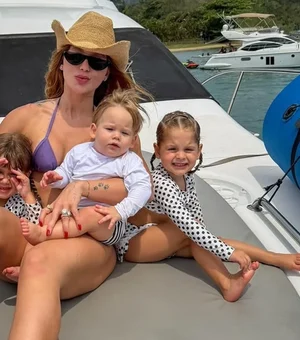 Virginia encanta ao mostrar primeiros passos de José Leonardo