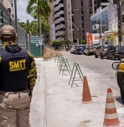 DMTT recolhe mais de 700 cones utilizados irregularmente em Maceió