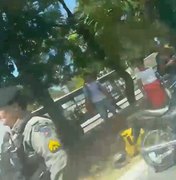 Motociclista fica ferido após colisão entre motos na Avenida Fernandes Lima