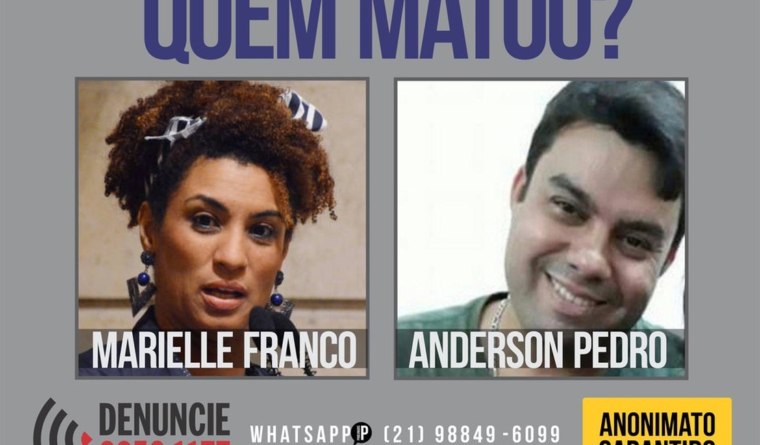 Disque Denúncia recebe 10 ligações sobre morte de Marielle Franco e motorista 