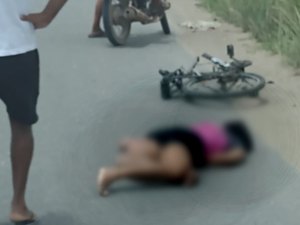 Ciclista é atropelada por carreta em Rio Largo