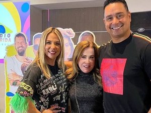 Zilu Godoi encontra Carla Perez e Xanddy nos EUA