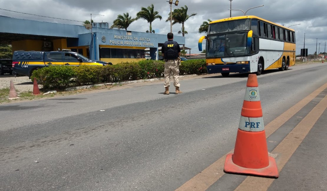 PRF registra cinco acidentes em rodovias alagoanas durante Ano Novo