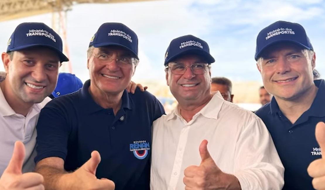 Presença de Luciano Barbosa em evento de Renan Filho sinaliza composição para 2026