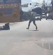 Homem tenta matar vítima e acaba baleado durante atentado, em Arapiraca 