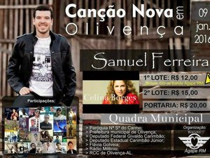 Evento ?? Canção Nova em Olivença ?? promete atrair um grande público para Olivença neste sábado