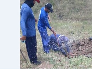 Casal faz operação em Palmeira e flagra ligações clandestinas em adutoras
