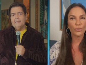 Faustão questiona Ivete Sangalo sobre fofocas e cantora quebra silêncio
