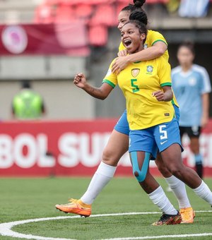 Brasil vence Uruguai por 1 a 0 no Sul-Americano sub-20 feminino