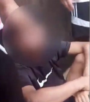 Homem assalta menina que saía da escola e é agredido por populares na parte alta de Maceió