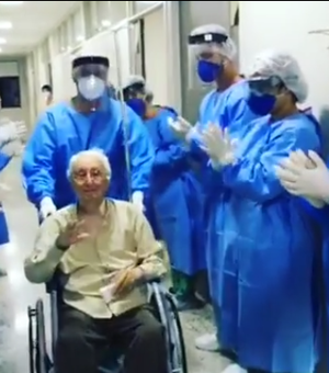 Monsenhor Rubião Lins recebe alta médica após se recuperar da Covid-19