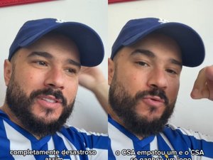 [Vídeo] Azulino, humorista Ed Gama ironiza rebaixamento do CSA: ‘proeza’