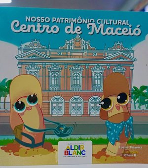 Cartilha infantil sobre o patrimônio cultural do Centro de Maceió ganha lançamento gratuito no dia 2 de junho