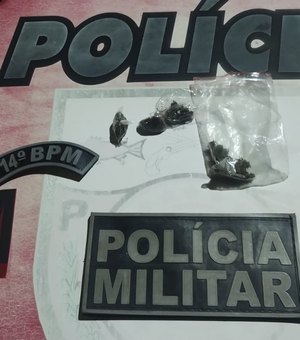 Jovem é preso com maconha no comércio do município de Jacuípe