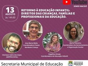Live vai discutir impactos da pandemia na Educação