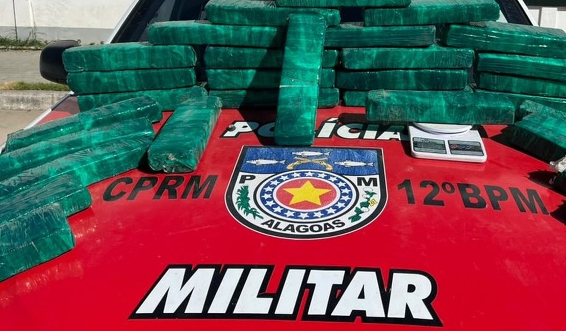 Operação prende dupla e apreende mais de 35 kg de maconha no São Jorge