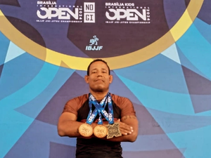 Alexandre Negão torna-se campeão em evento internacional de Jiu-Jitsu em Brasília-DF