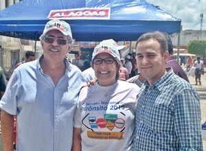 Célia Rocha e Yale Fernandes exaltam parceria na Semana de Trânsito