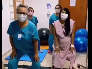 Vídeo: ao som de Luísa Sonza, gestante rompe bolsa durante dancinha