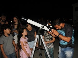 Planetário de Arapiraca promove mais um dia de observação astronômica