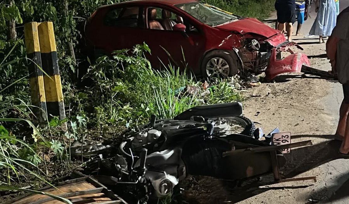 Colisão deixa motociclista morto em Marechal Deodoro