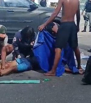 Colisão entre carro e moto deixa homem ferido em Paripueira