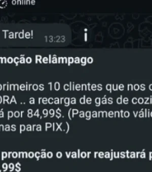 Golpista hackeia telefone de revendedora de gás e engana clientes em Palmeira dos Índios