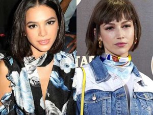 Neymar compara Marquezine, de franja, com personagem de série: 'Tóquio, é você?'