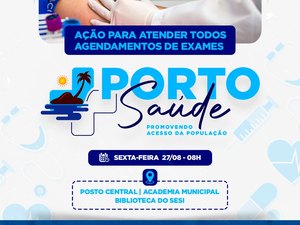 Prefeitura de Porto de Pedras anuncia ação para atender exames