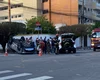 Carro capota após colisão em cruzamento na Ponta Verde