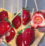 Morango do amor: chef ensina receita que está bombando nas redes