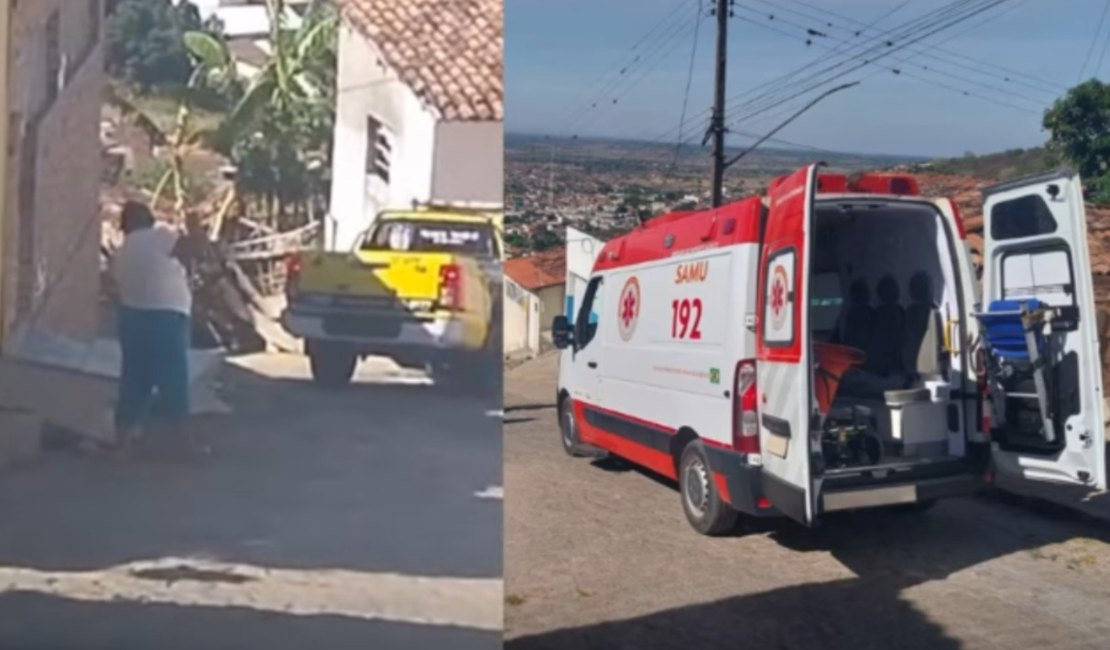 Mulher é espancada e socorrida em estado grave em Palmeira dos Índios