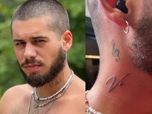 Zé Felipe expõe contradição ao cobrir tatuagem que fez para Virginia