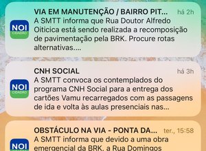 SMTT NOI Cidadão: aplicativo notifica usuários em tempo real sobre a situação do trânsito em Maceió
