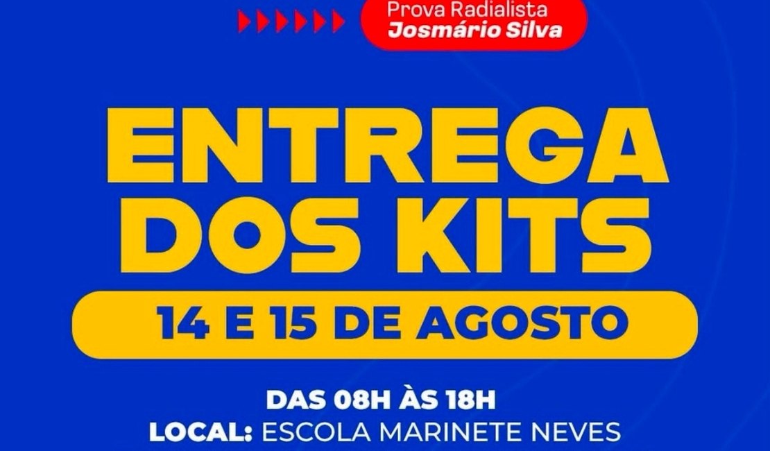 Atletas já podem retirar kits da 1ª Meia Maratona de Palmeira dos Índios