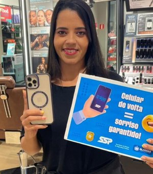 Programa Celular Seguro orienta população e divulga lista de aparelhos recuperados