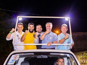 Vergel do Lago abraça Caravana Verde e Amarelo de Collor e confirma apoio a sua candidatura