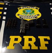 PRF prende homem por porte ilegal de arma de fogo no município de Cajueiro