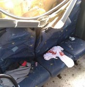 Guindaste atinge caminhão baú e ônibus e deixa dois feridos em Maceió