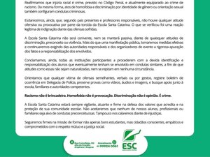 Escola repudia ataques racistas e homofóbicos em jogos escolares em Arapiraca