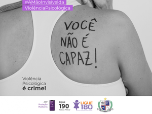 MPE lança campanha de Agosto Lilás com objetivo de conscientizar sobre violência psicológica